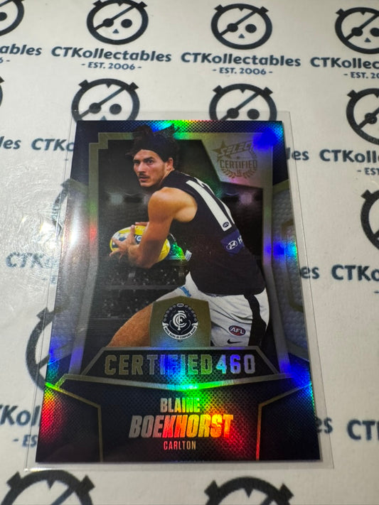 2016 AFL Select Certified Certified 460 Blaine Boekhorst #423/460 #C30 Blues