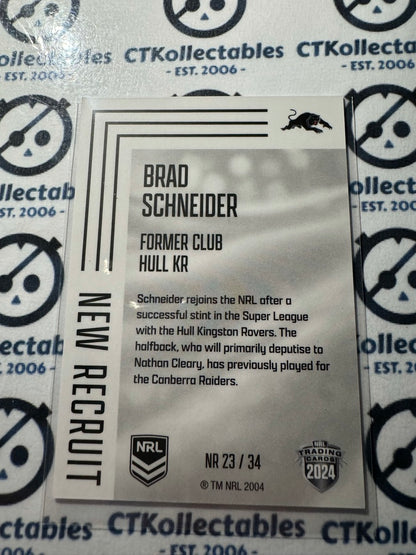 2024 NRL TLA Elite New Recruit - Brad Schneider NR23 Storm
