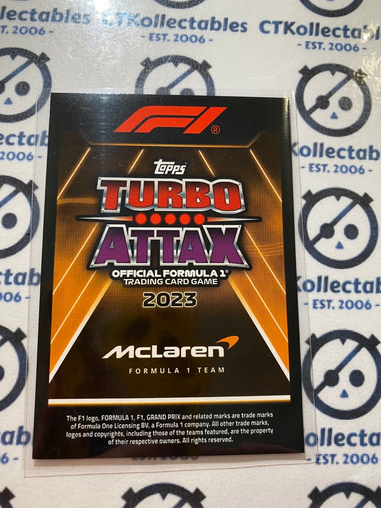 2023 Topps Turbo Attax F1 -Pink Foil Oscar Piastri Superstar #281