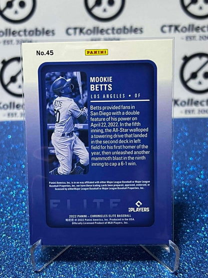 2022 Chronicles MLB Essentials #45 Mookie Betts Base Los Angeles