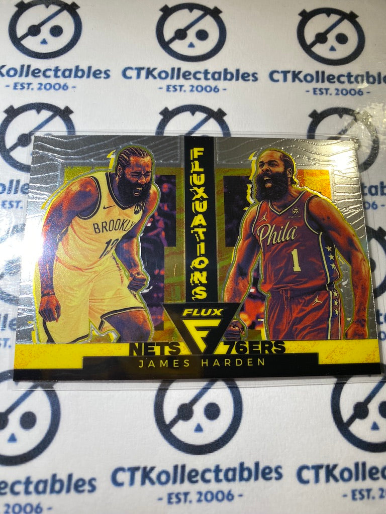 2022-23 NBA Panini FLUX James Harden Fluxuations #1 Nets/76ers