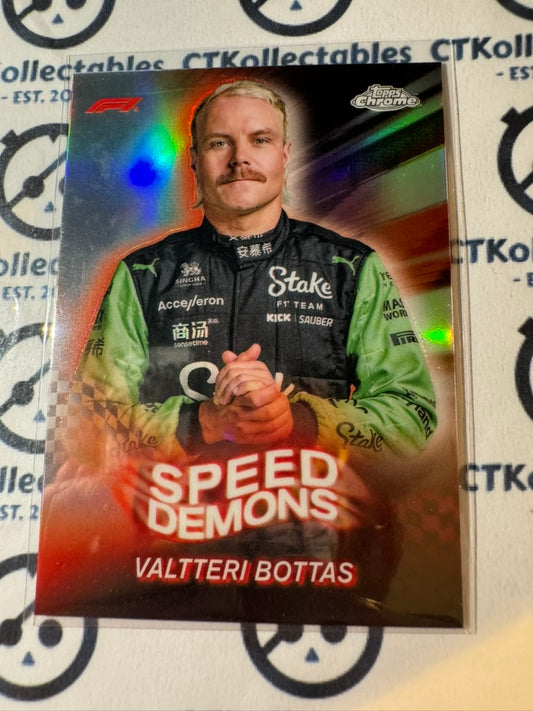 2024 Topps Chrome F1 Valtteri Bottas Speed Demons #SD-13