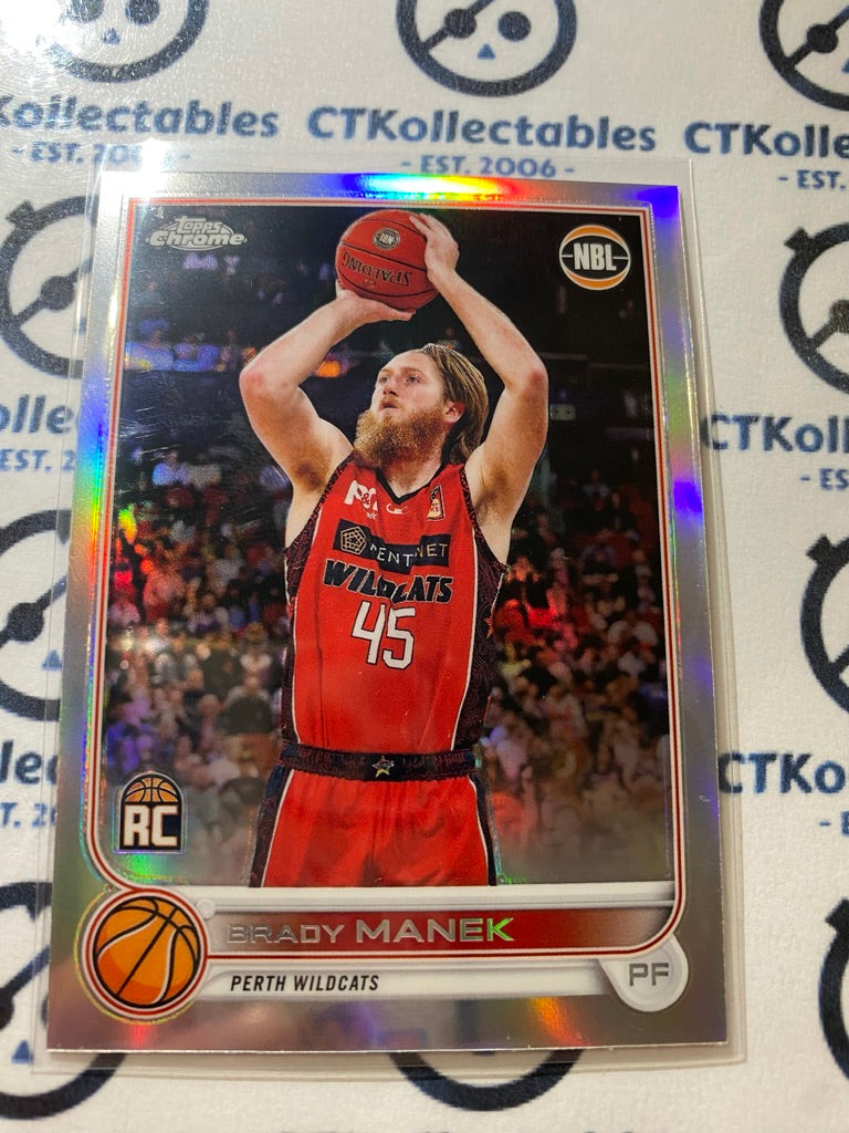 2022-23 Topps NBL Chrome Brady Manek REFRACTOR #63 Wildcats