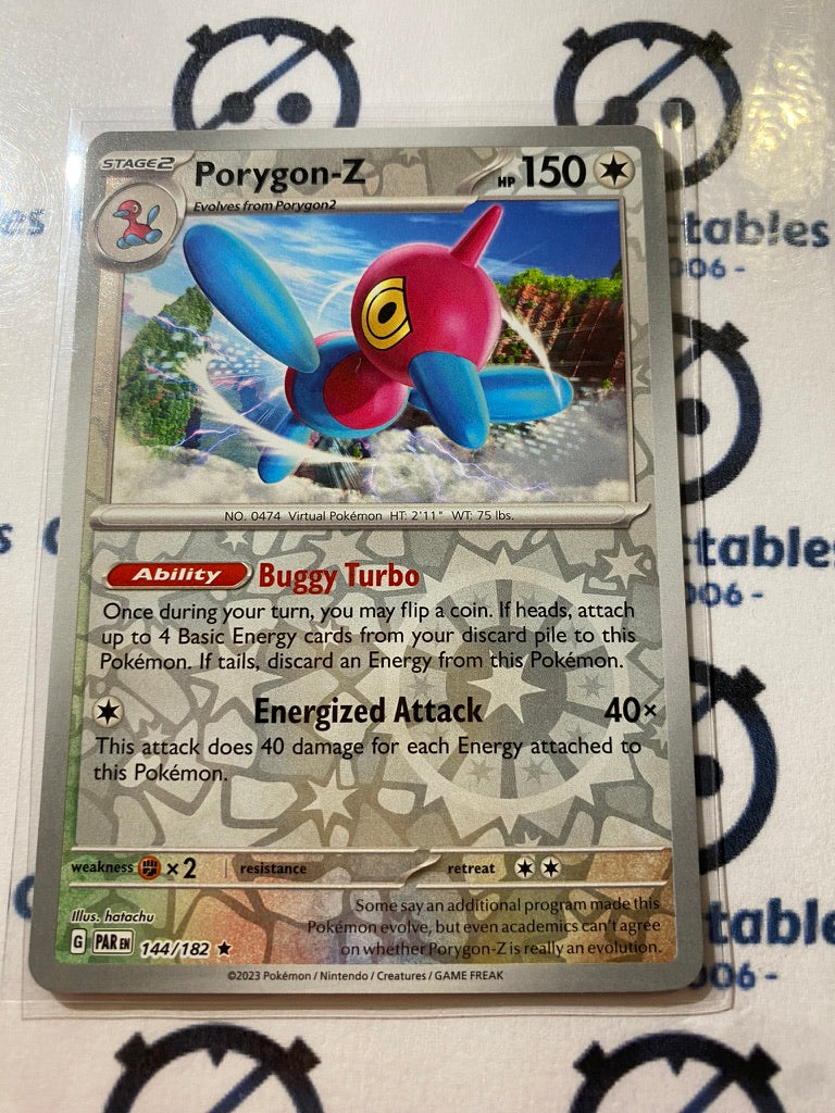 Porygon-Z Reverse Holo #144/182 2023 Scarlet & Violet Paradox Rift Pokémon TCG