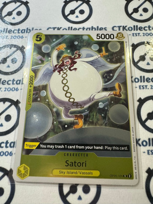 One Piece Satori #OP05-105 R Foil Awakening of the New Era Card