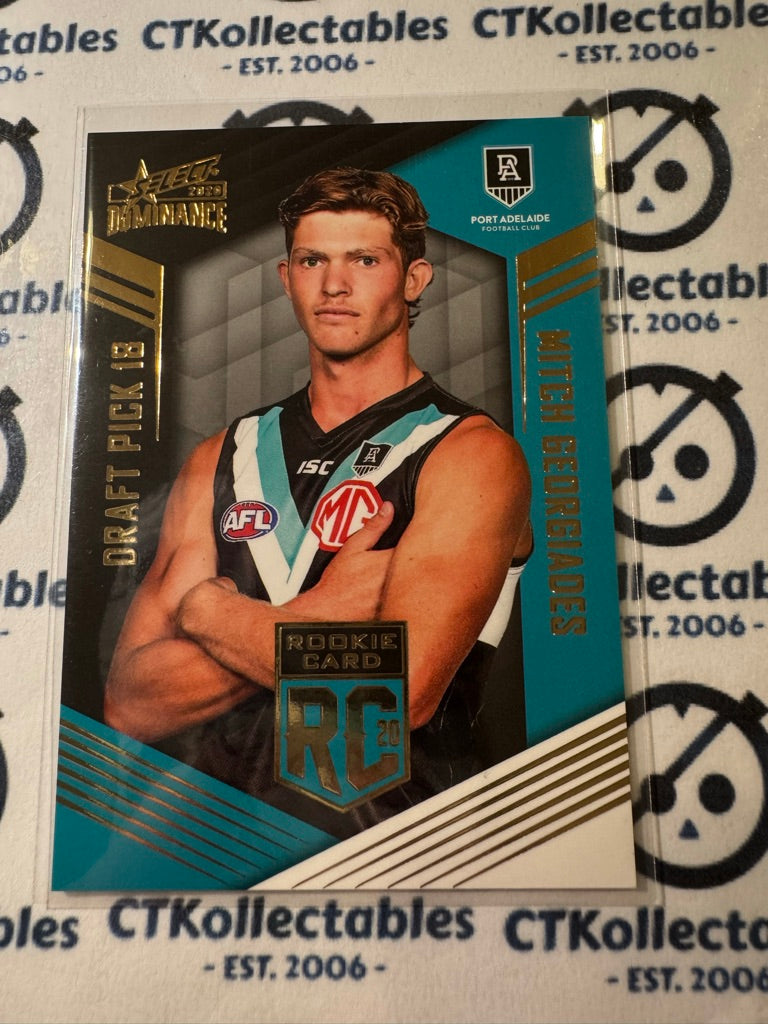 2020 AFL Dominance Mitch Georgiades #RC18 Rookie Card Port Adelaide  #106/295