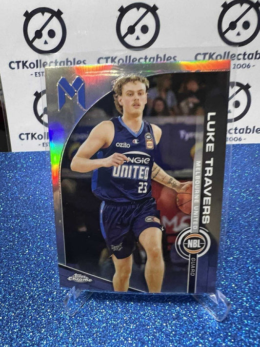2023-24 Topps Chrome NBL Refractor #48 Luke Travers Melbourne United