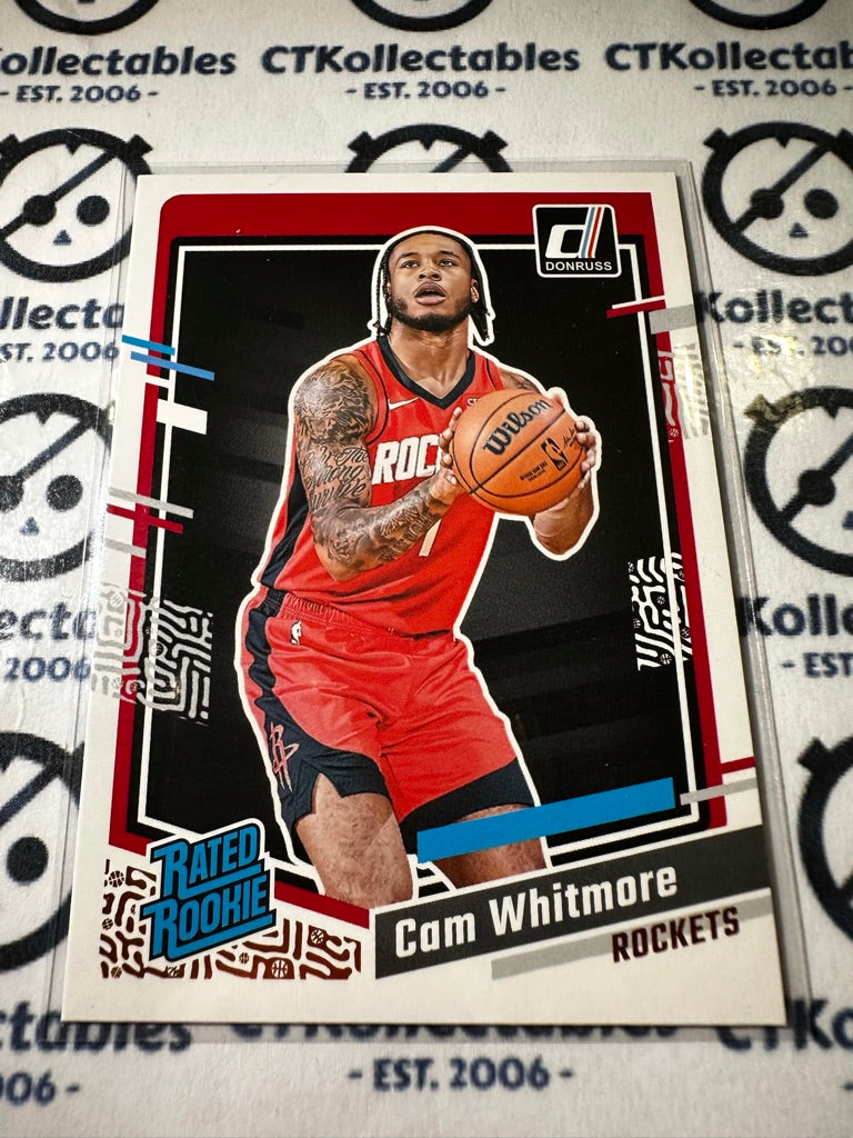 2023-24 NBA Panini Donruss Cam Whitemore Rated Rookie #211 Rockets