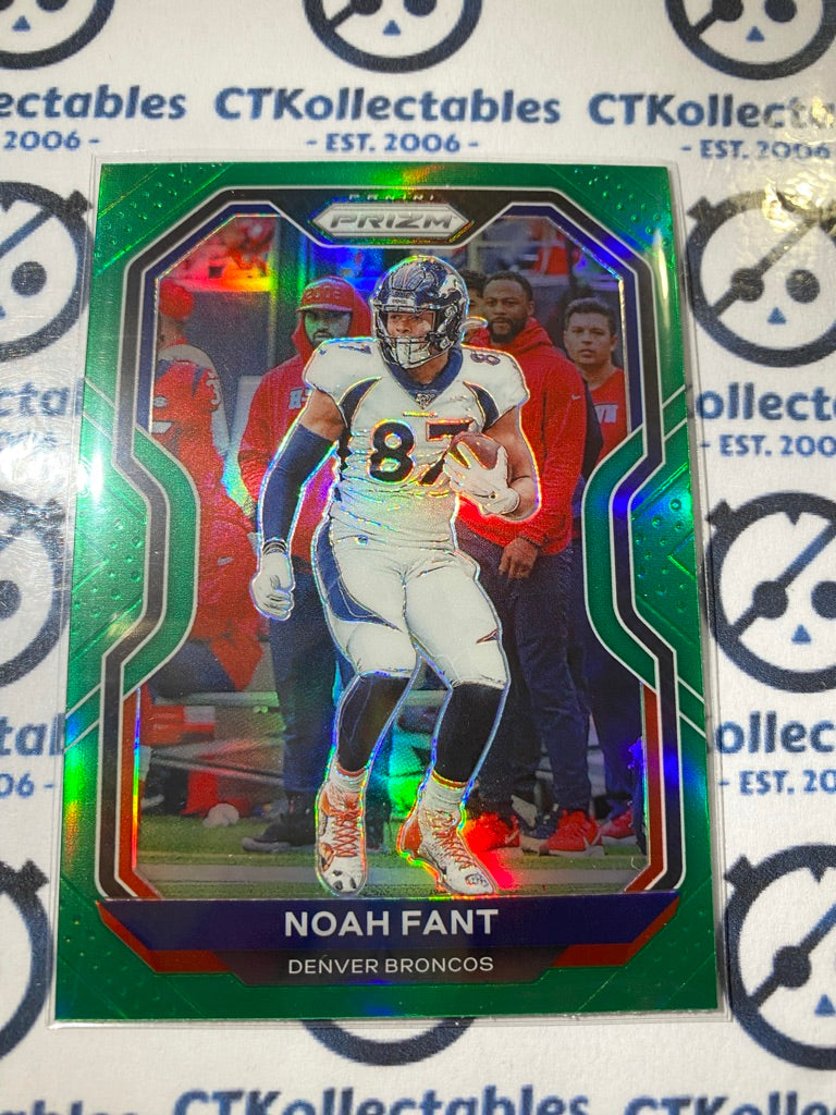 2020 NFL Prizm Noah Fant Green Prizm #112 Broncos