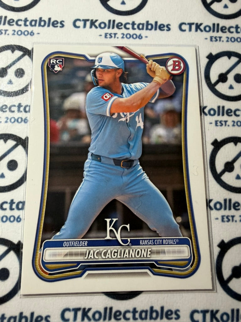 2026 Bowman Rookie card Base #75 Jac Caglianone Kansas City Royals RC