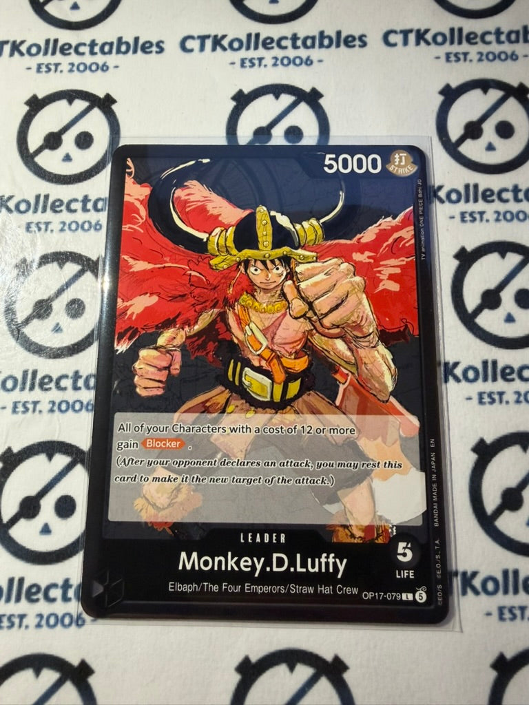 Monkey.D.Luffy Leader L OP17-079 One Piece The World's Strongest Warrior ENG