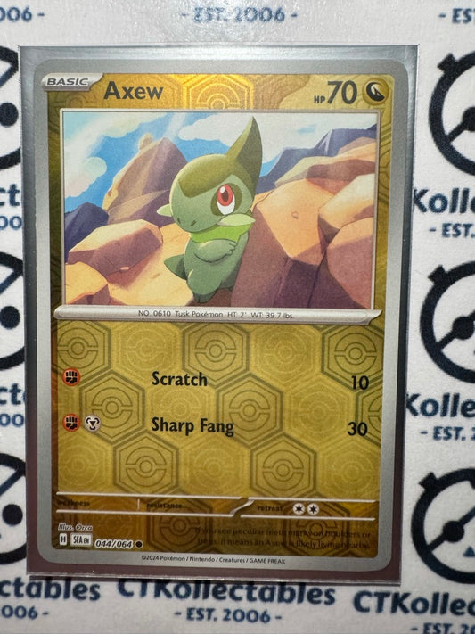 Axew Reverse Holo #044/064 2024 Shrouded Fable Pokemon TCG