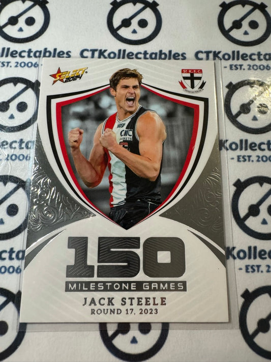 2024 AFL Footy Stars Milestone 150 Games - MG89 Jack Steele Saints