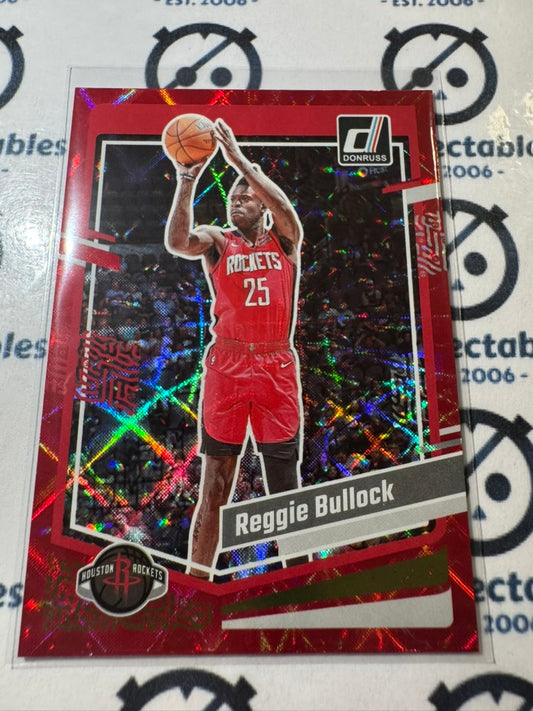 2023-24 NBA Panini Donruss Reggie Bullock Red #176 Rockets