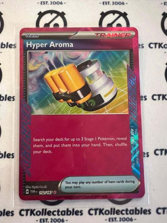 Hyper Aroma Trainer Ace Spec Rare #152/167 Twilight Masquerade Pokemon Card
