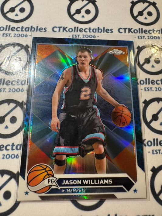 2023-24 NBA Topps Chrome Jason Williams Blue Basketball Refractor #89 Memphis