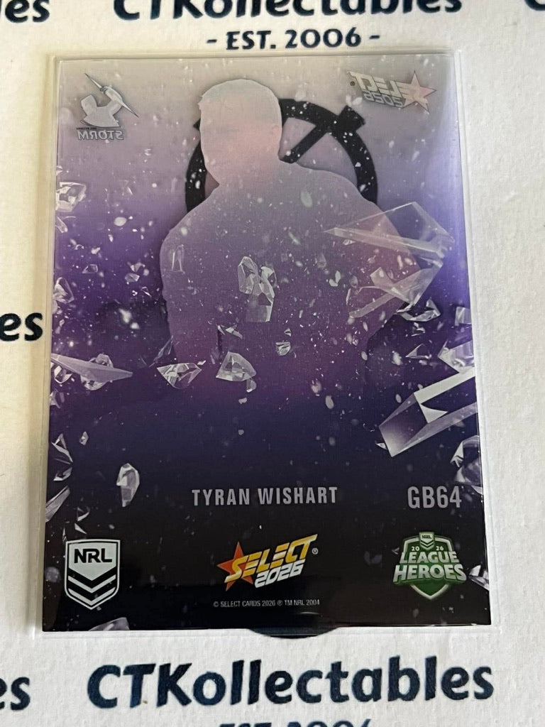 2026 Select NRL League Heroes Game Breakers #GB64 Tyran Wishart Storm