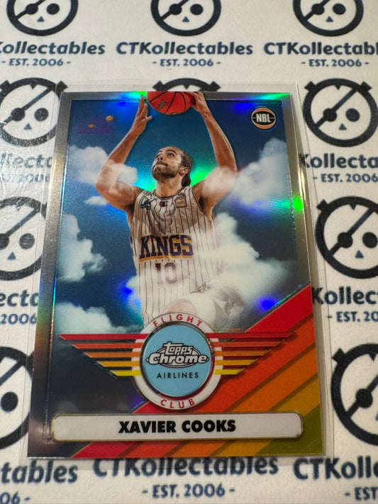 2022-23 Topps NBL Chrome Xavier Cooks Flight Club FC-14 Kings
