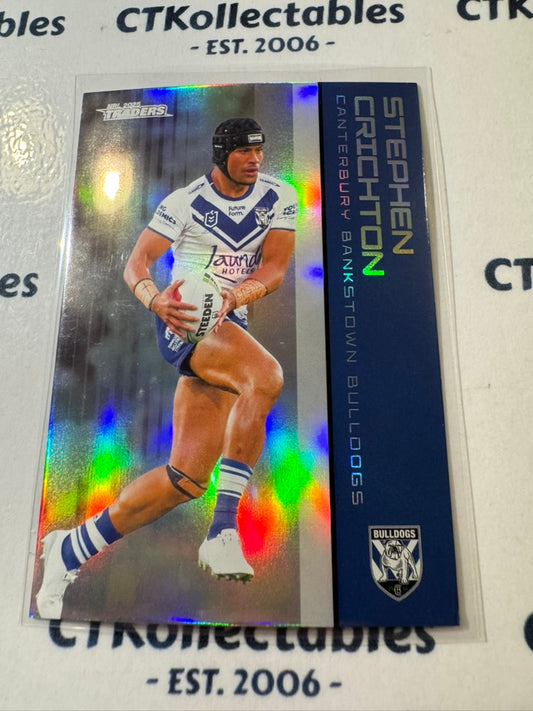 2025 NRL Traders Silver Parallel PS 021 Stephen Crichton Bulldogs