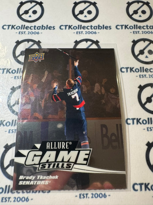 2022-23 Upper Deck Allure Game Stills Brady Tkachuk GS-15 Senators