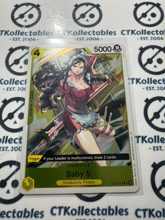 One Piece : Legacy of the Master FOIL OP12-112 – Baby 5 – Rare