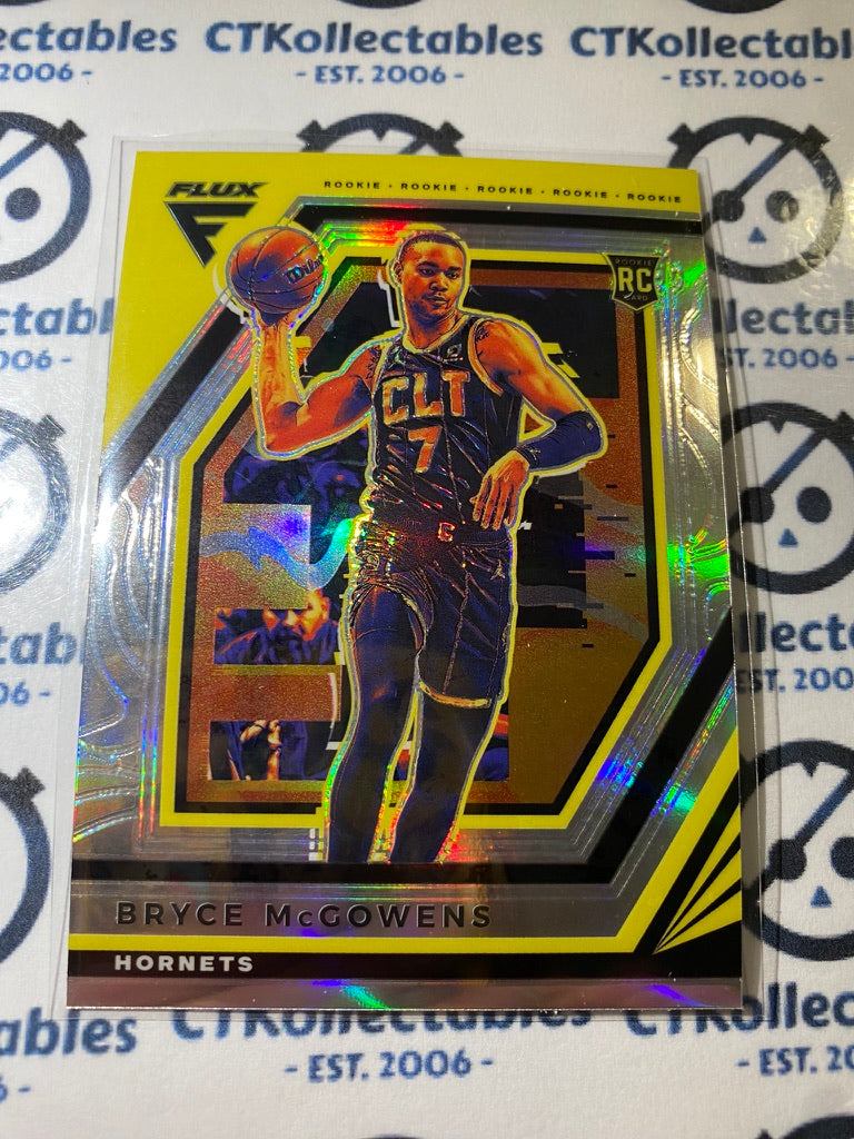 2022-23 NBA Panini FLUX Bryce McGowens Silver Prizm rookie card #210 Hornets