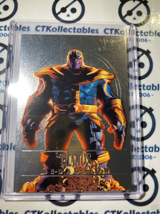 2022 Fleer Ultra Avengers Medallion "Thanos" M-43 Avengers