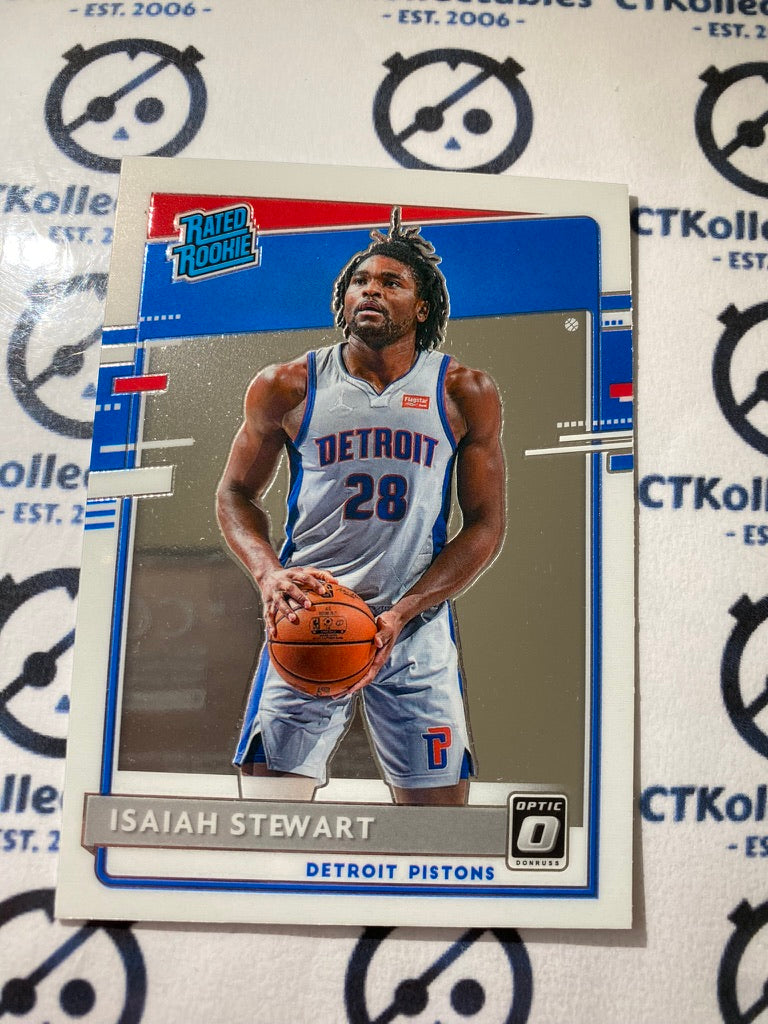 2020/21 Panini NBA donruss Optic Isaiah Stewart Rated Rookie #166 Pistons