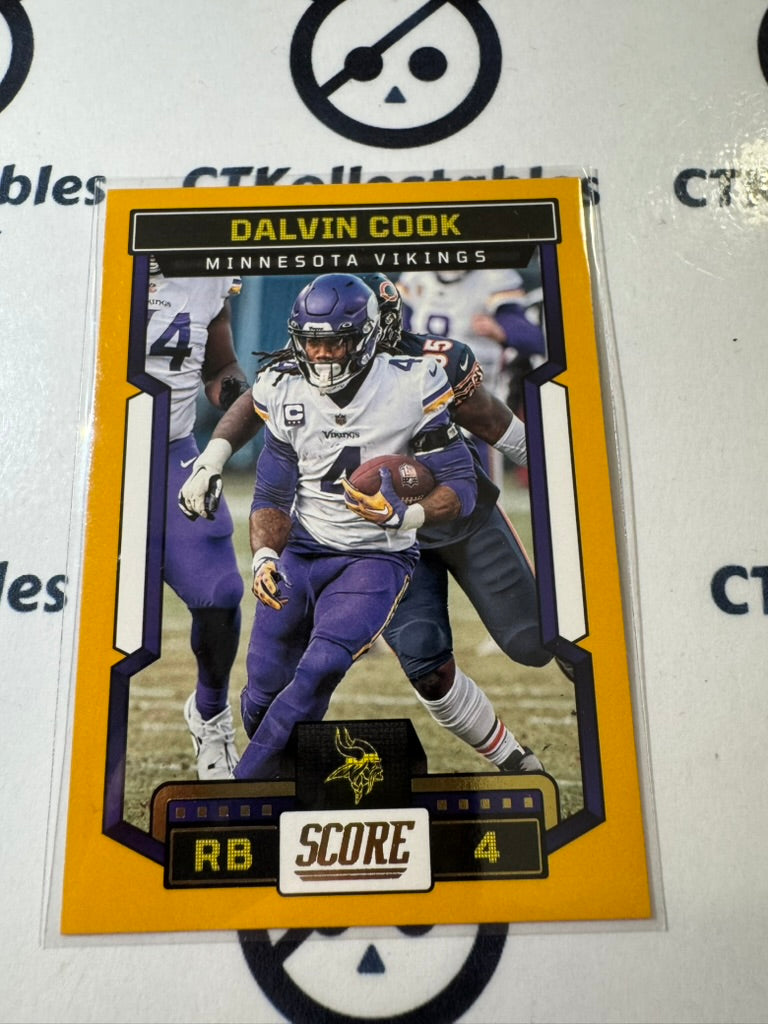 2023 NFL Score Gold #112 Dalvin Cook Minnesota Vikings