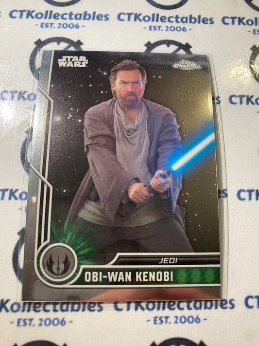 2023 Topps Chrome Star Wars - # 6 Obi-Wan Kenobi Chrome Base Card