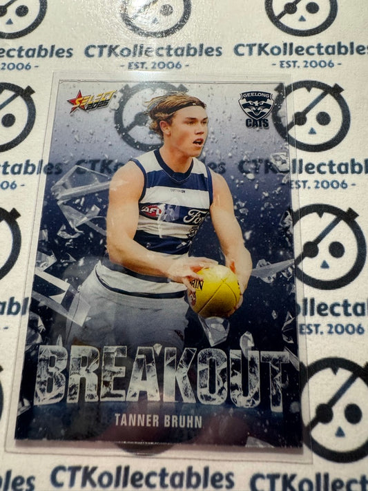 2025 AFL Footy Stars BREAKOUT Tanner Bruhn B31 Cats