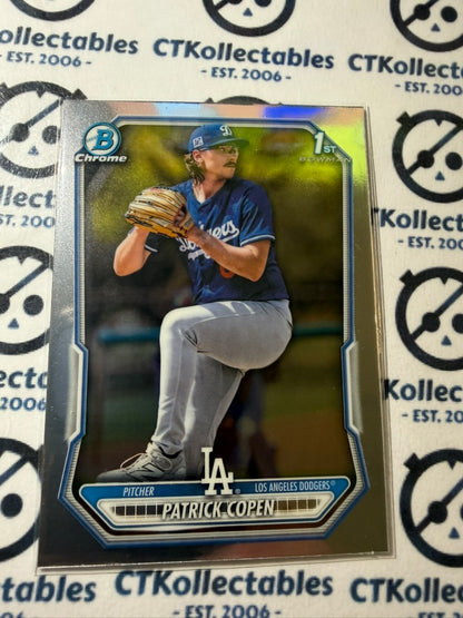 2026 Bowman Chrome Prospects BCP-138 Patrick Copen Los Angeles Dodgers