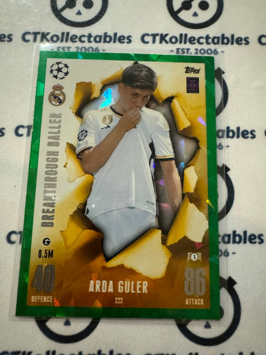 2023-24 TOPPS MATCH ATTAX Adra Guler Breakthrough Baller #222 Soccer Card