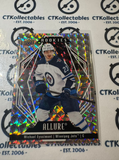 2022-23 Upper Deck Allure Rookies - #107 Michael Eyssimont White Diamond Jets