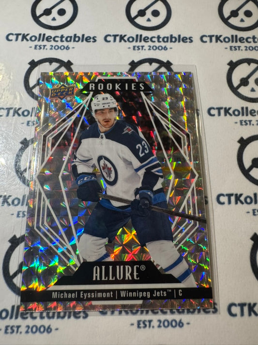2022-23 Upper Deck Allure Rookies - #107 Michael Eyssimont White Diamond Jets