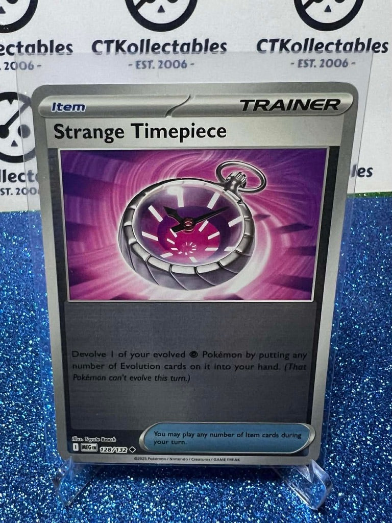 Strange Timepiece Reverse Holo #128/132 Mega Evolution Pokemon