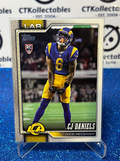 2026 NFL Topps Flagship CJ Daniels rookie card (RC) #391 Rams
