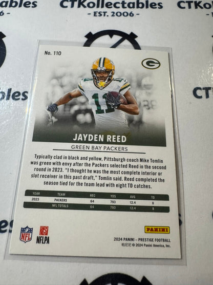 2024 NFL Prestige Dots Xtra Points #110 Jayden Reed Green Bay Packers
