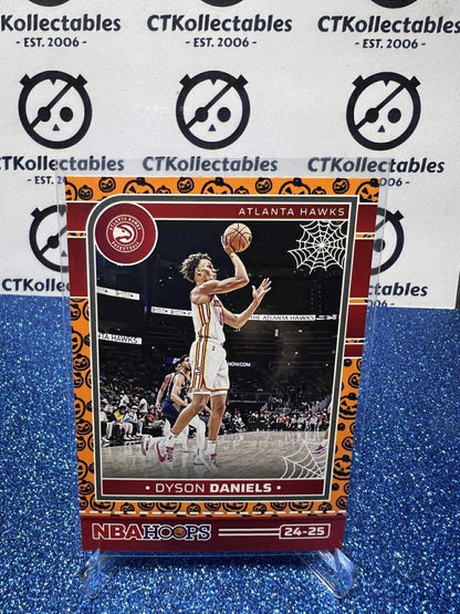 2024-25 Panini NBA HAUNTED HOOPS Orange Pumpkin #191 Dyson Daniels Atlanta Hawks