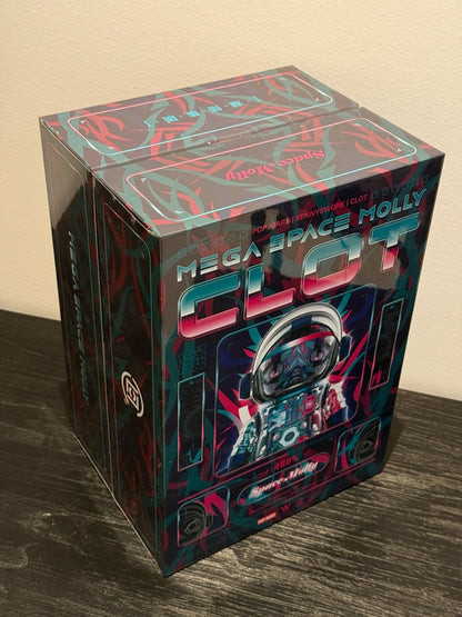 MEGA Space Molly 400% CLOT Magenta Alienegra RARE!! Pop Mart