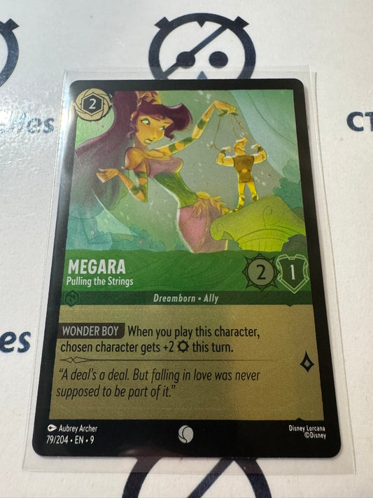 Disney Lorcana Fabled COLD FOIL 79/204 Megara - Pulling the Strings C