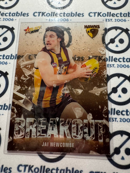 2025 AFL Footy Stars BREAKOUT Jai Newcombe B49 Hawks