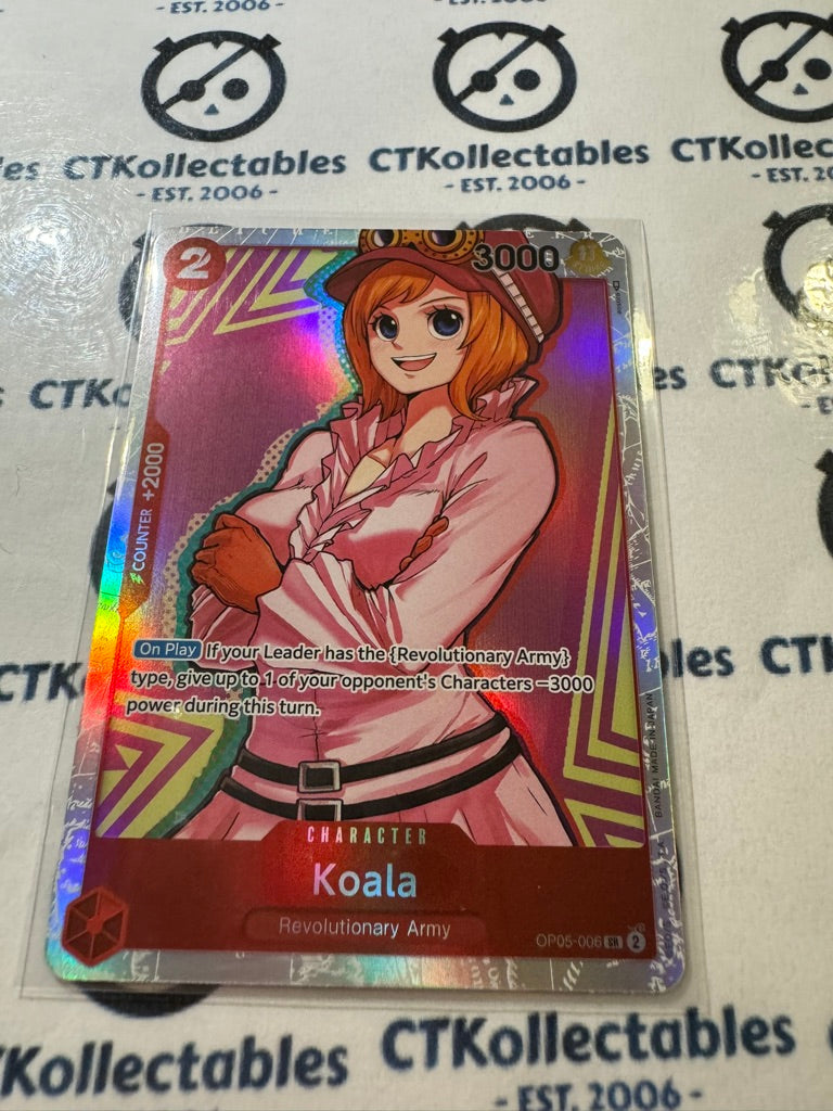 One Piece Koala #OP05-006 SR Foil Awakening of the New Era Card