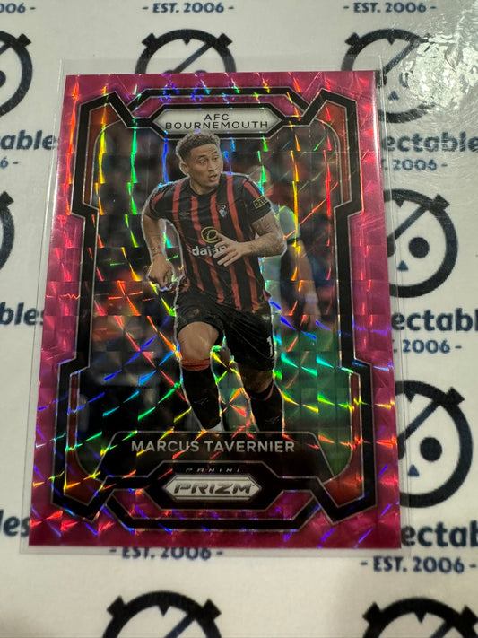 2023-24 Prizm Premier League Soccer Marcus Tavernier #229 Pink Mosaic Prizm