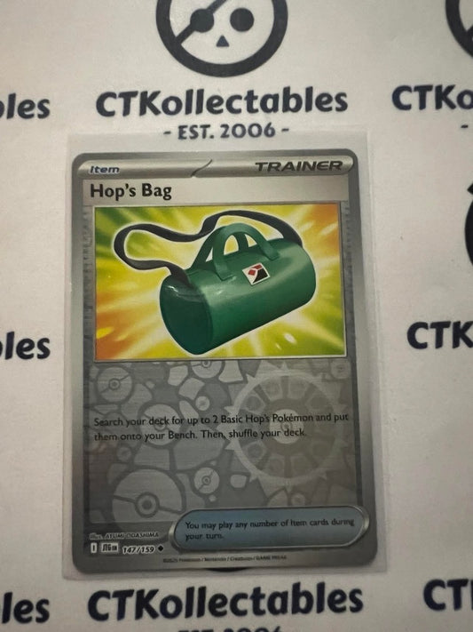 Hop's Bag Reverse Holo #147/159 Journey Together Pokemon Card TCG