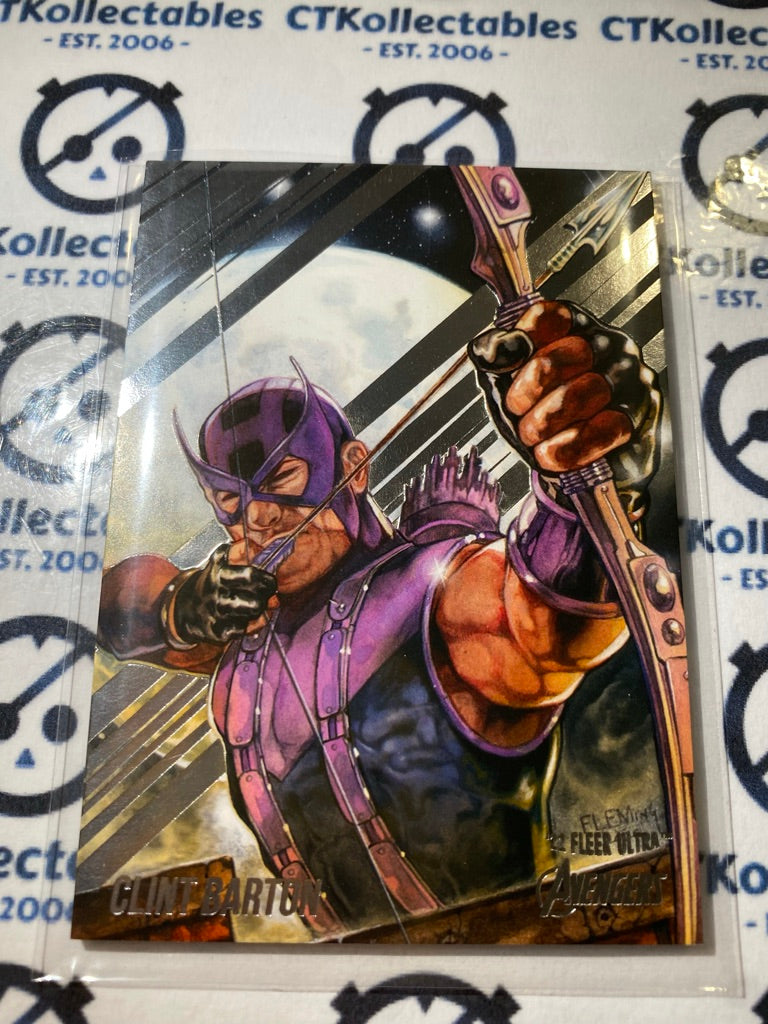 2022 Fleer Ultra Avengers Base Clint Barton #14 Marvel