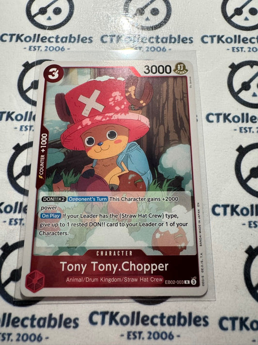 One Piece TCG Tony Tony. Chopper Foil EB02-003 R Anime 25th Collection