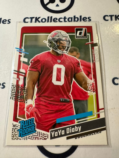 2023 NFL Panini Donruss Rated Rookie #394 YaYa Diaby Tampa Bay Buccaneers