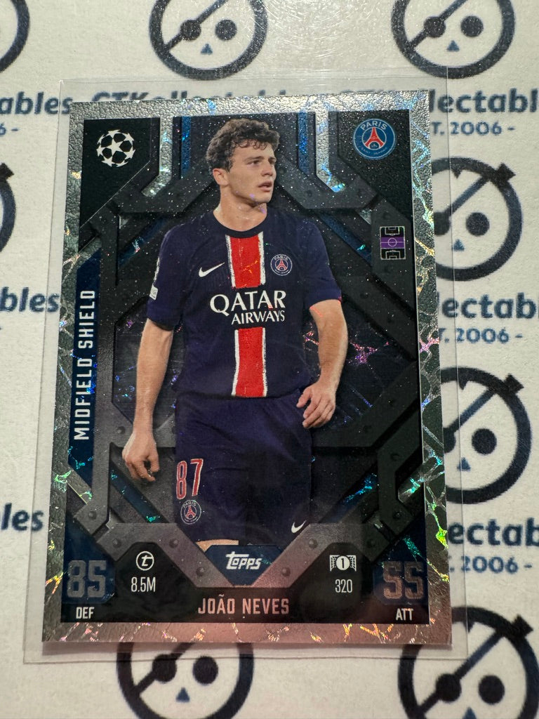 24/25 TOPPS MATCH ATTAX Joao Neves Midfield Shield #320
