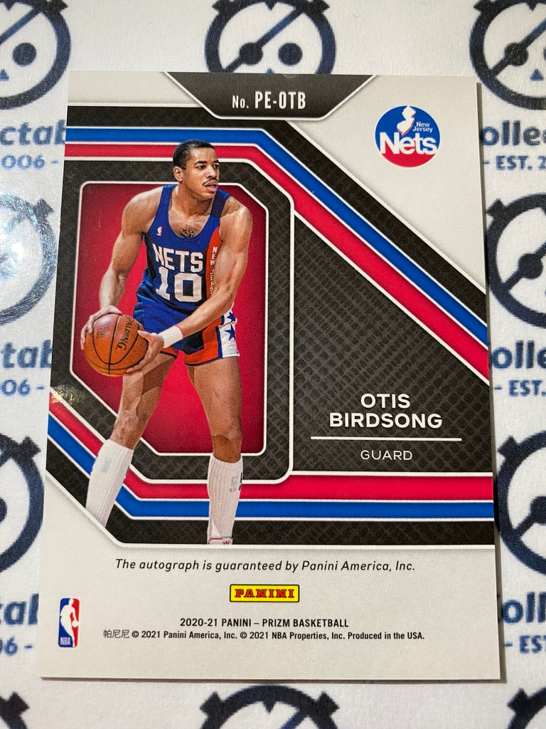2020-21 NBA Priszm Otis Birdsong Penmanship Auto #PE-OTB Nets